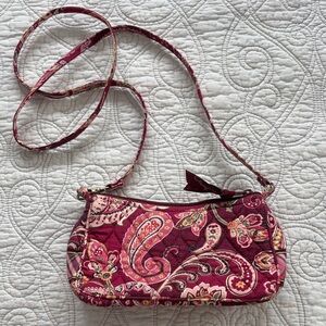 Piccadilly Plum Paisley Shoulder Bag - Pink
